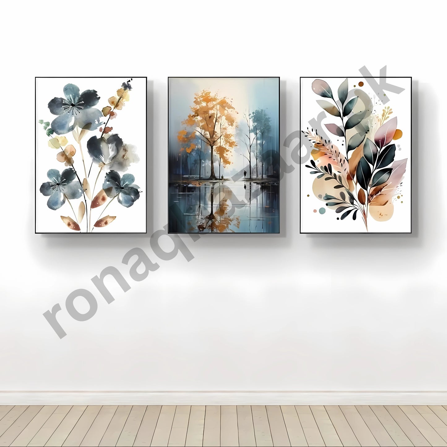Multicolor Abstract Art Wall Frames