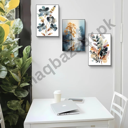 Multicolor Abstract Art Wall Frames