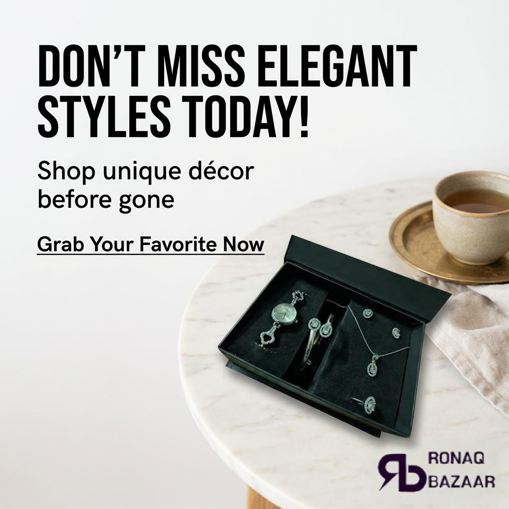 6 PCS Silver Elegant Jewellery Gift Pack