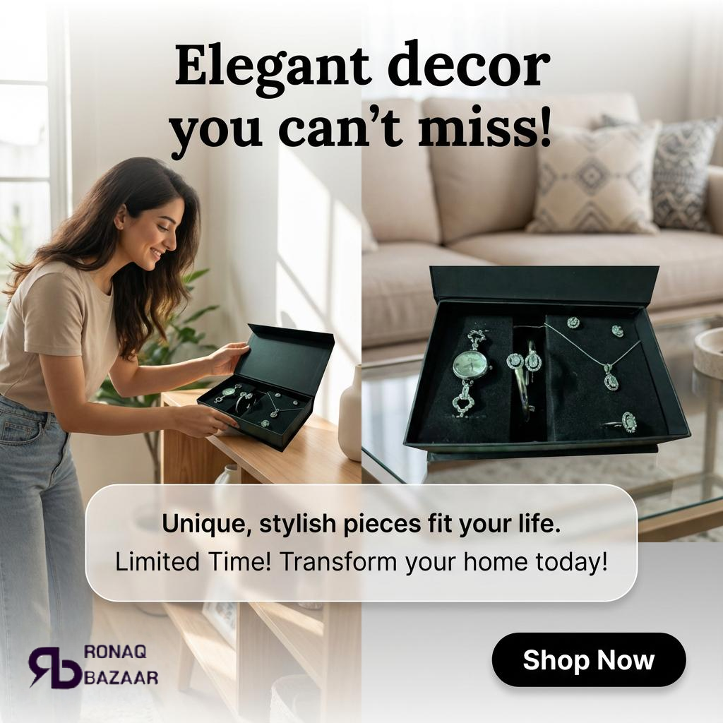 6 PCS Silver Elegant Jewellery Gift Pack