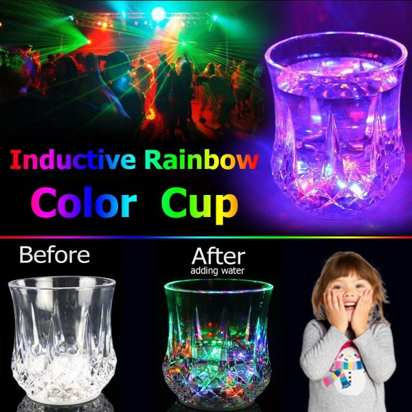 Lighting Glass Led Flashing Water Inductive - 1 Piece